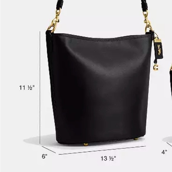 Coach glovetanned Dakota Bucket Bag black - Picture 6 of 11